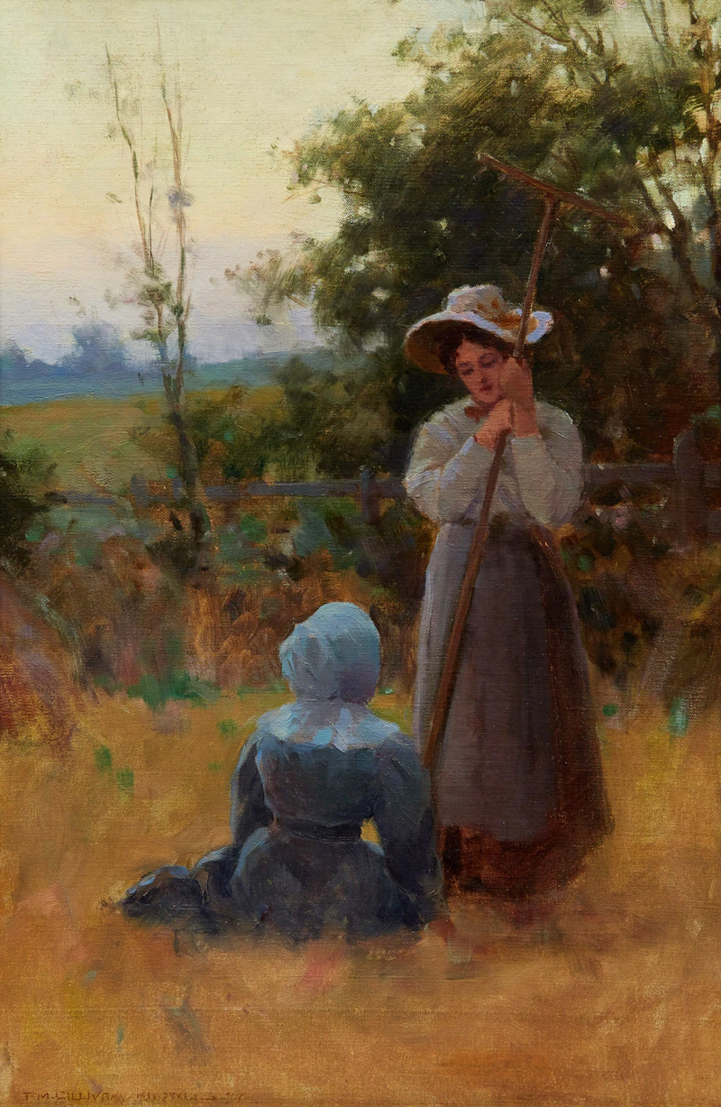 In the Pasture by Farquhar McGillivray Strachan Knowles