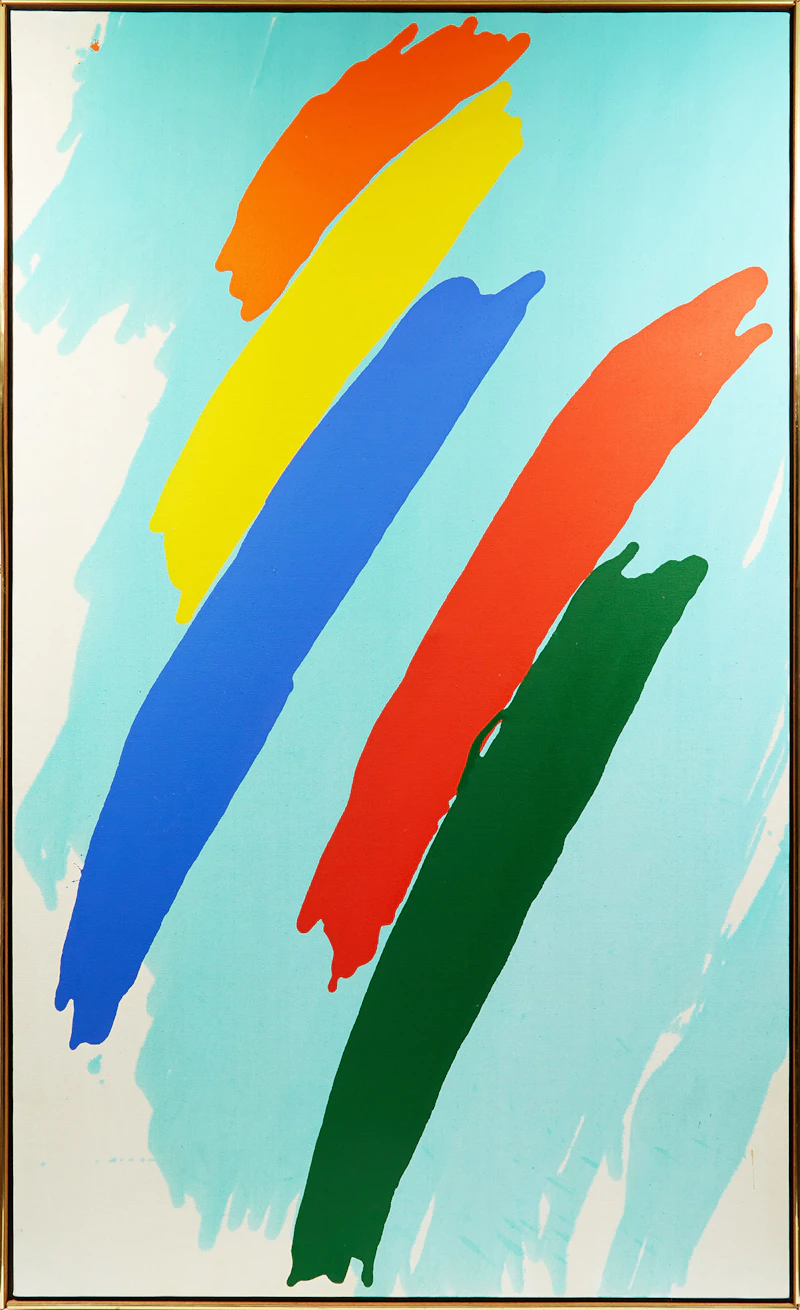Daniel Solomon, Italian Sky, acrylic on canvas, 1977 - view 2