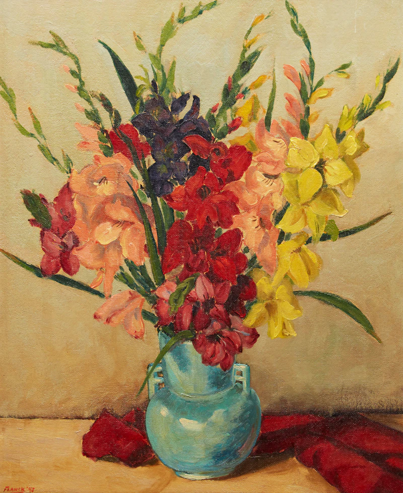 Floral Still Life by Albert Jacques Franck