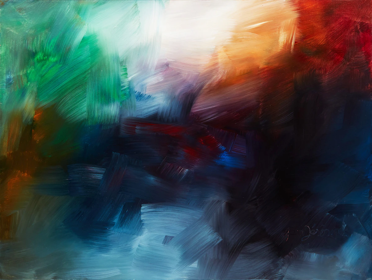 Frère Jérôme, Instant Manifeste , acrylic on canvas, 1986