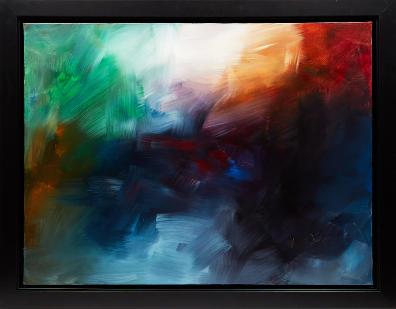 Frère Jérôme, Instant Manifeste , acrylic on canvas, 1986 - view 2