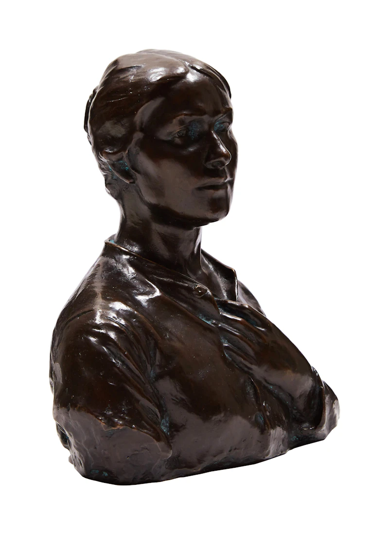 Marc-Aurèle de Foy Suzor-Coté, Maria Chapdelaine, bronze, 1925 - view 2