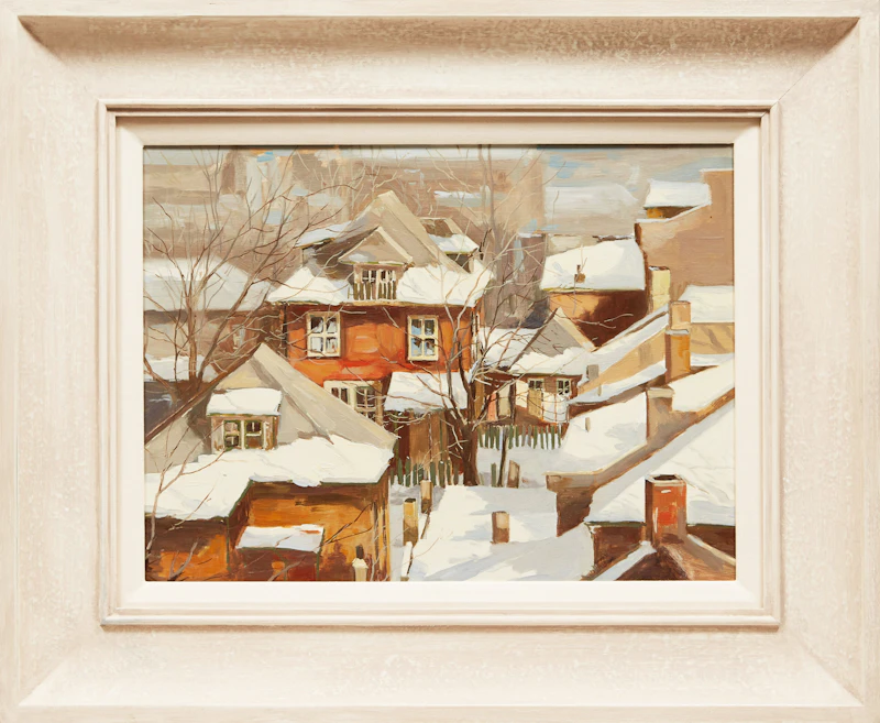 Arto Yuzbasiyan, Cabbage Town, Toronto, oil on board, 1974-75 - view 2