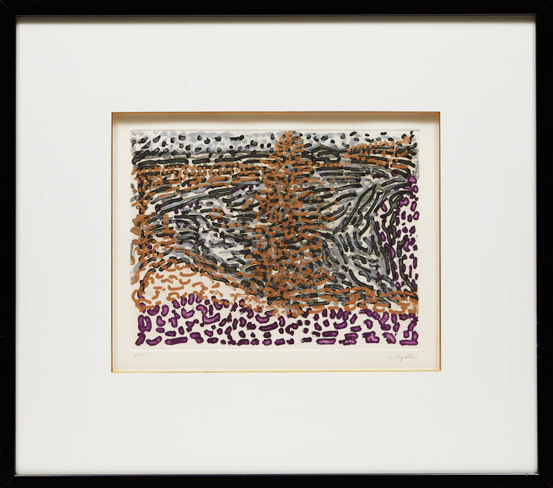 Jean Paul Riopelle, Anticosti no. 4, colour etching on Arches paper - view 2