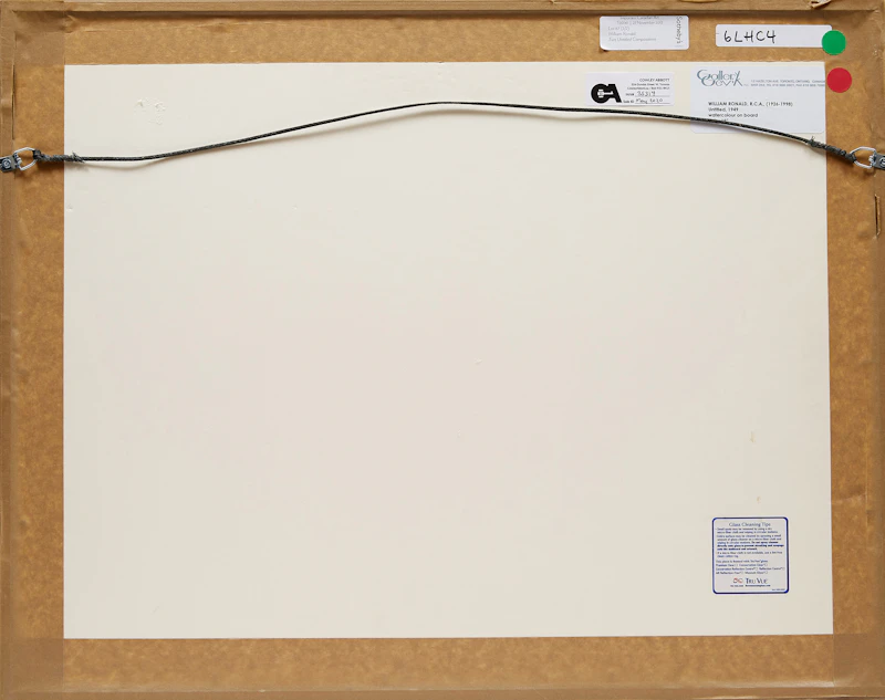 William Ronald, Untitled , mixed media on card, 1949 - view 3