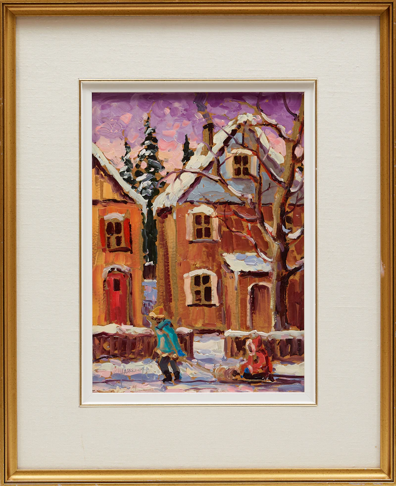 Rod Charlesworth, Winter Street Scene  (Hamilton)  