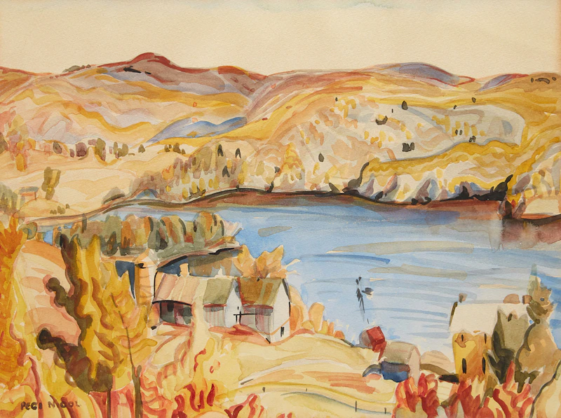 Pegi Nicol MacLeod, On the Gatineau River (North of Ottawa), watercolour - view 2