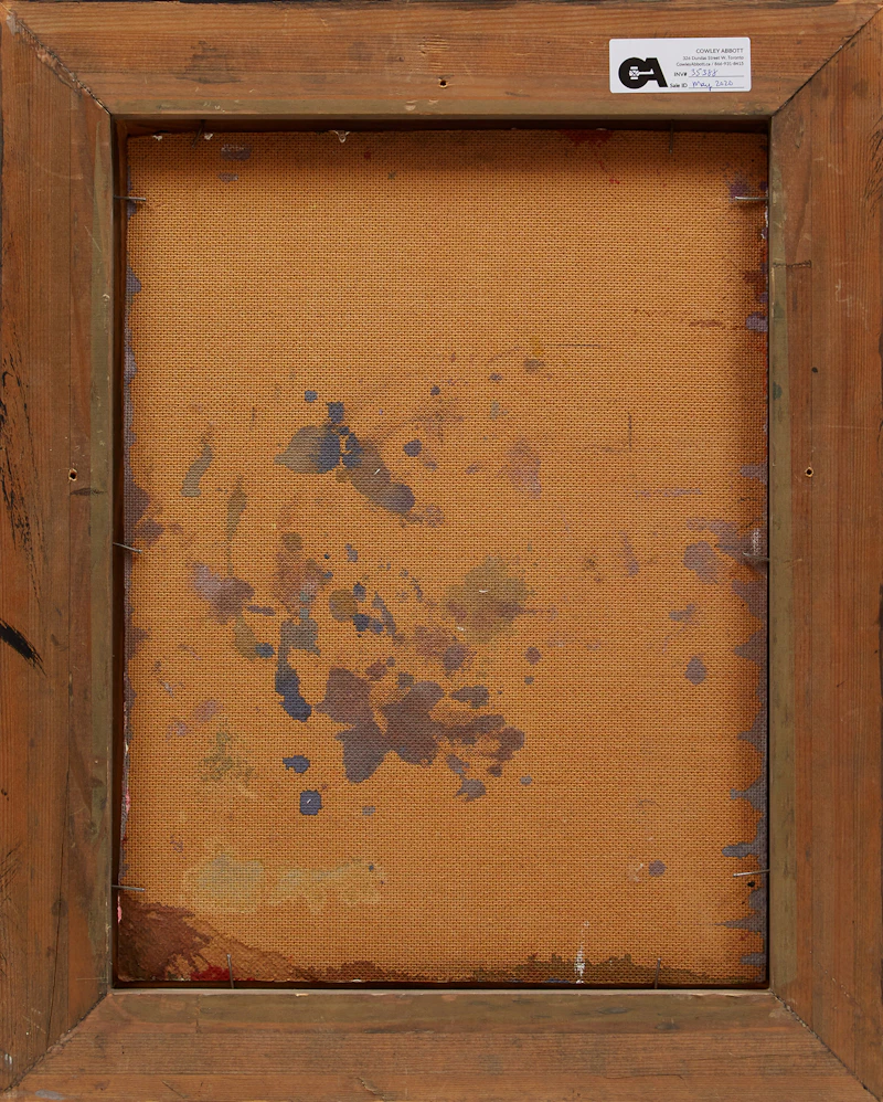 Jesus Carlos De Vilallonga, Untitled (Whimsical Figures), oil on board, 1983 - view 3
