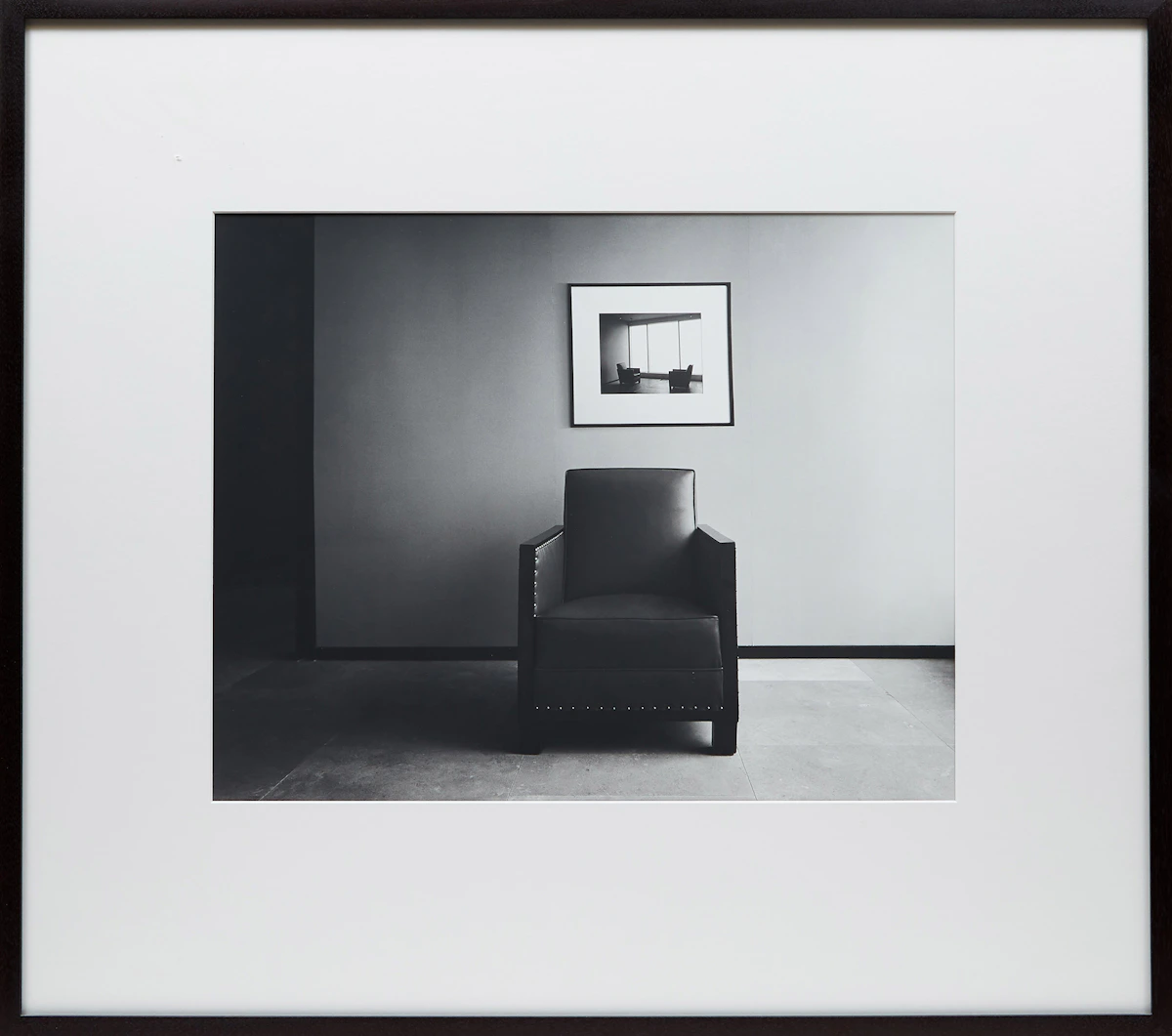 John Massey, Faux Install Photo (3); Faux Install Photo (4), two gelatin silver prints, 1998/99