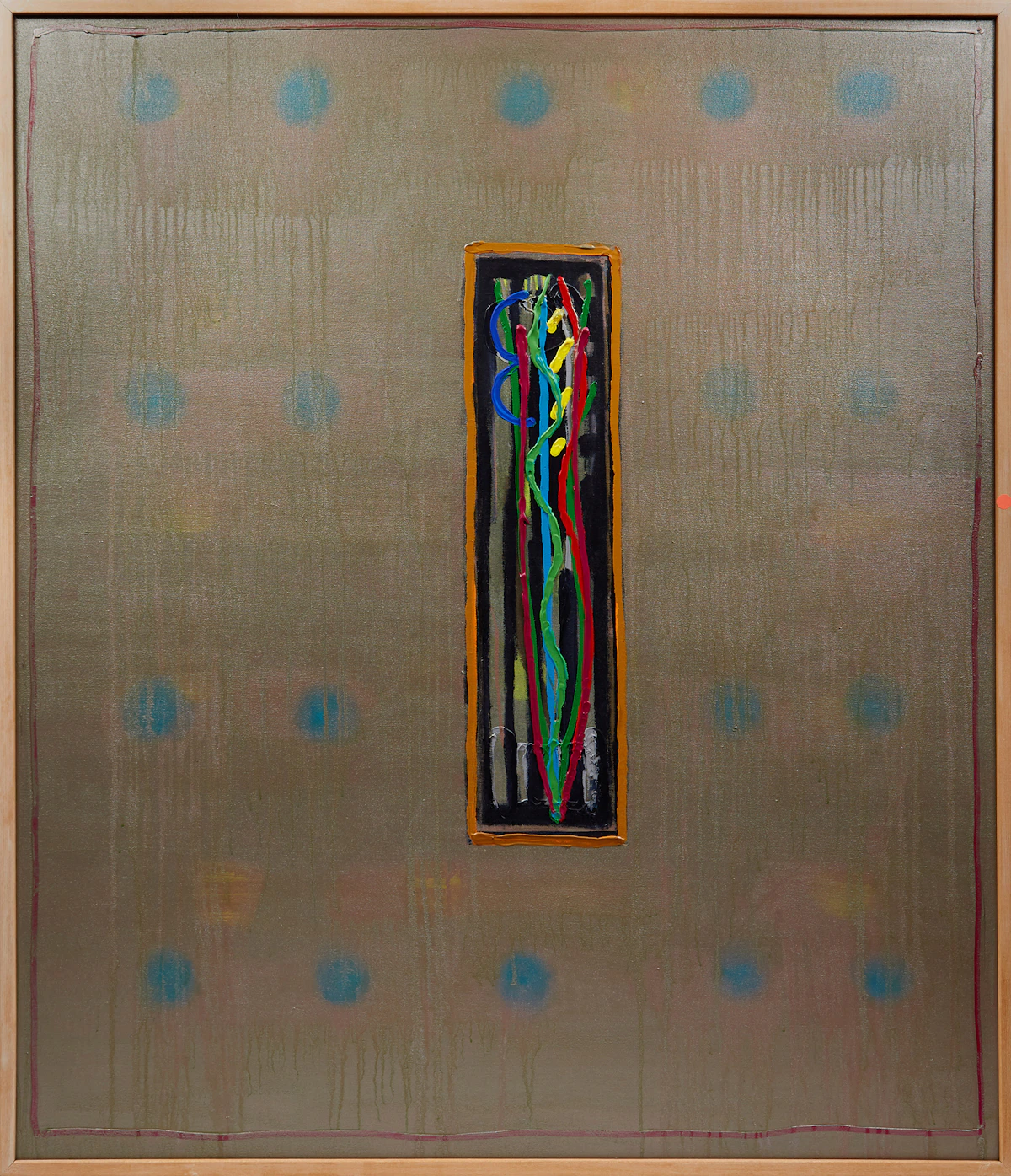 David Bolduc, Drop Cap, acrylic on canvas, 1995