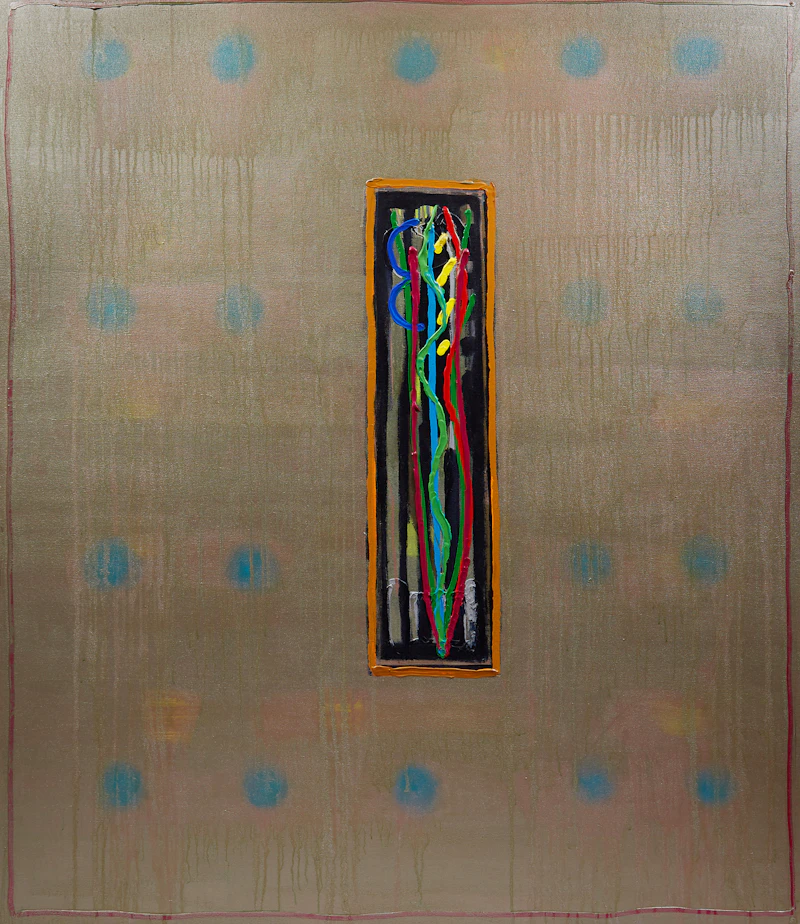 David Bolduc, Drop Cap, acrylic on canvas, 1995 - view 2