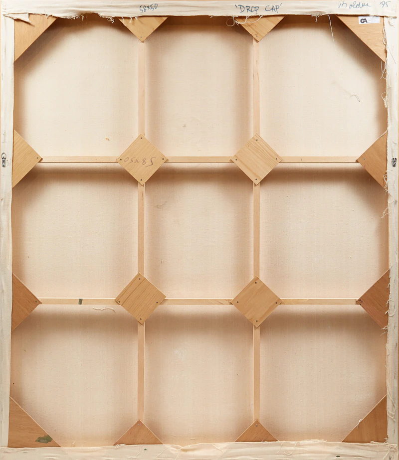 David Bolduc, Drop Cap, acrylic on canvas, 1995 - view 3