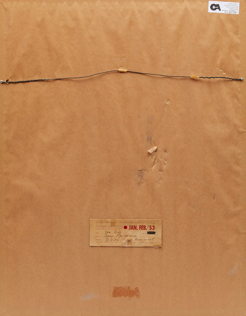 Gordon MacNamara, Sea Bird, watercolour, 1952 - view 3