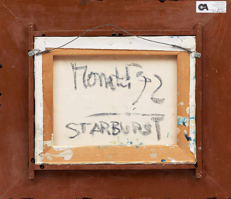 William Ronald, Starburst , acrylic on canvas, 1992 - view 3