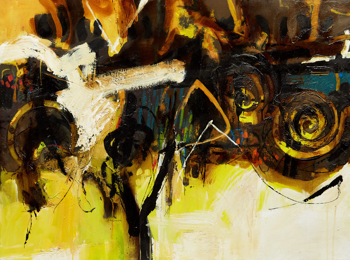 Jean-Pierre Lafrance, Close-Up, acrylic on canvas