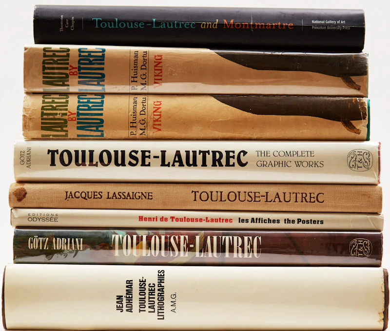 Selection of books on Toulouse-Lautrec by Books and Reference