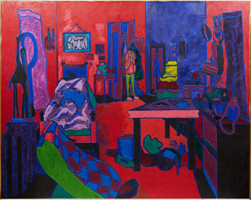 John Godfrey, Aileen’s Room, Nov. 1973, acrylic on canvas - view 2
