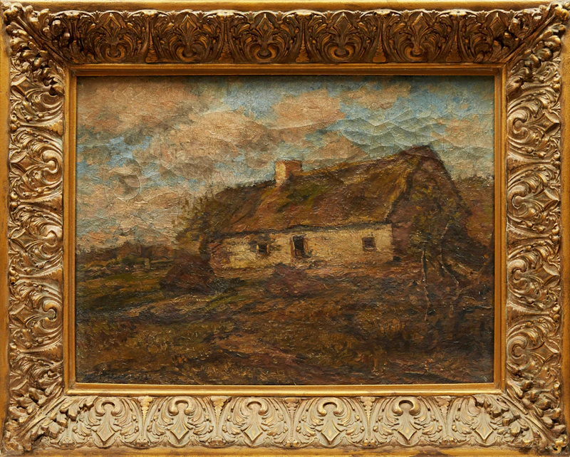 William Edwin Atkinson, Landscape with House, oil on canvas, 1924 - view 2