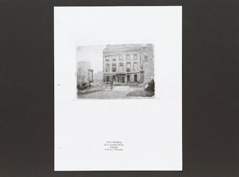 Frederic Marlett Bell-Smith, Study of a Building, oil on board - view 3