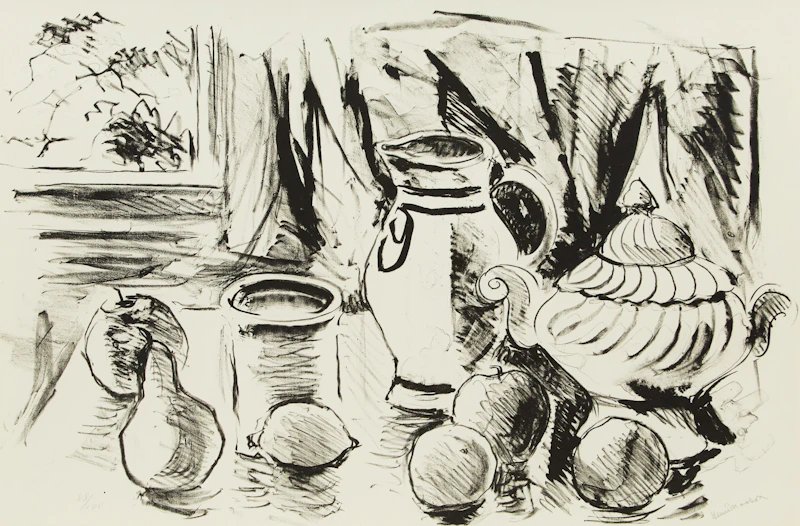 Winter Scene; Still Life; Portrait by Henri Leopold Masson