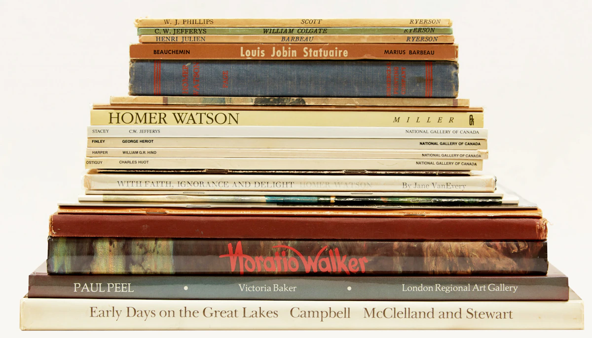 Books and Reference, Historical Canadian Art Reference Books, twenty-two books