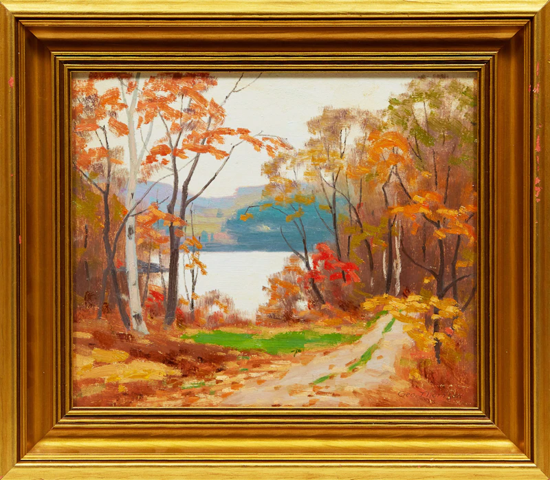 George Thomson, Autumn Haze, oil on paperboard - view 2