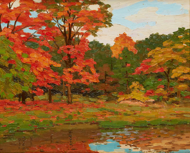 George Thomson, View in Harrison Park, Owen Sound