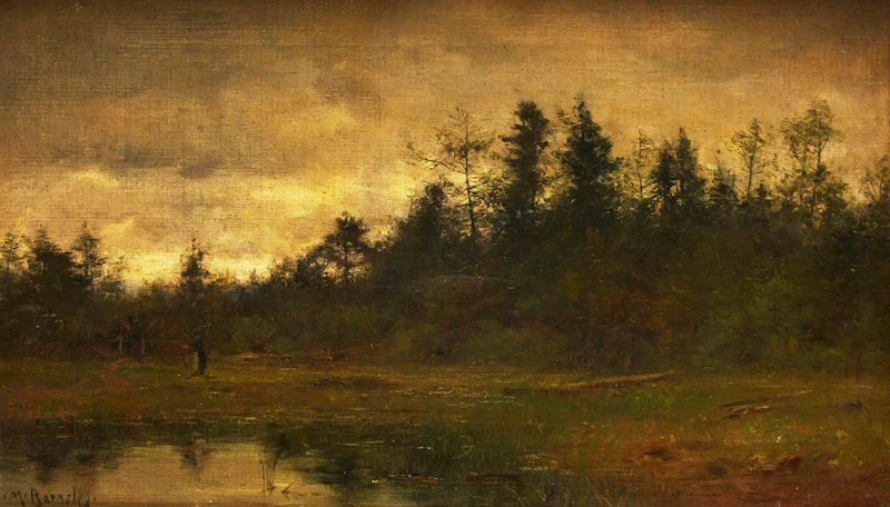 James MacDonald Barnsley, Landscape with Figure
