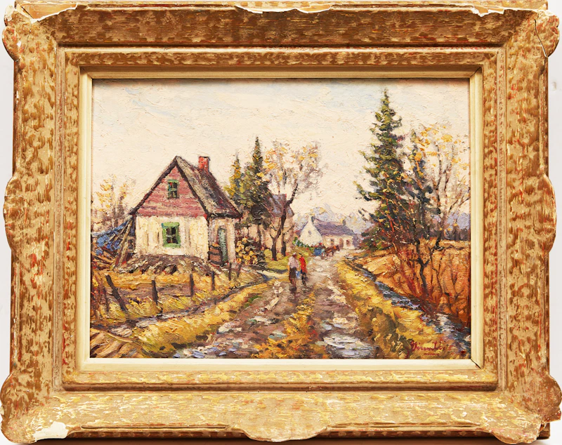 Joseph Giunta, Spring Thaw, oil on board - view 2