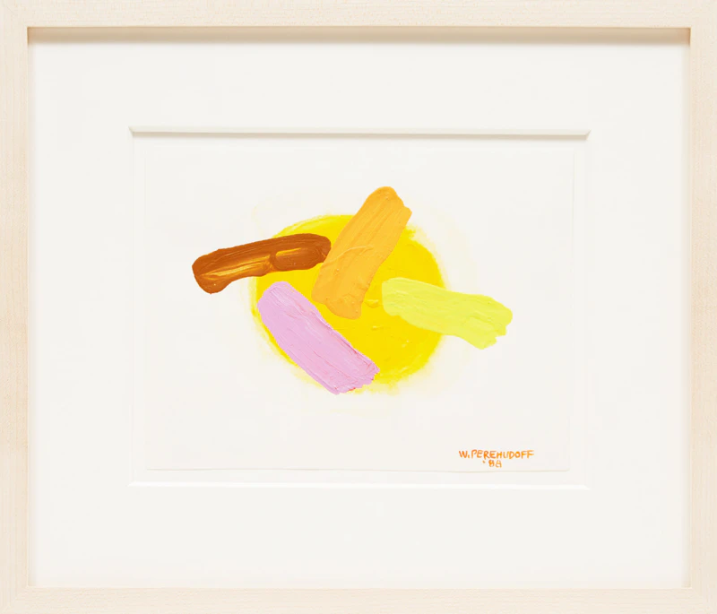 William Perehudoff, Untitled - ACP-88-34, acrylic on paper, 1988 - view 2