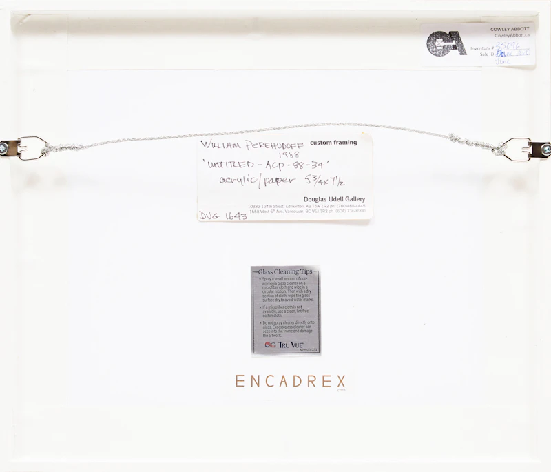 William Perehudoff, Untitled - ACP-88-34, acrylic on paper, 1988 - view 3