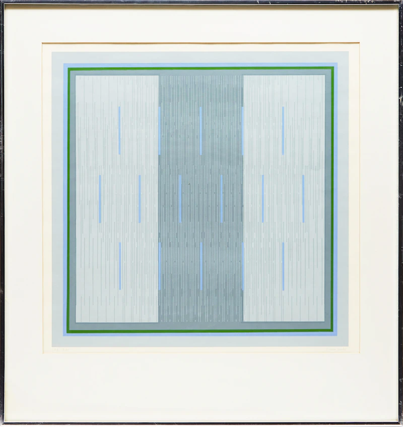 Gordon Appelbe Smith, I B, colour screenprint - view 2