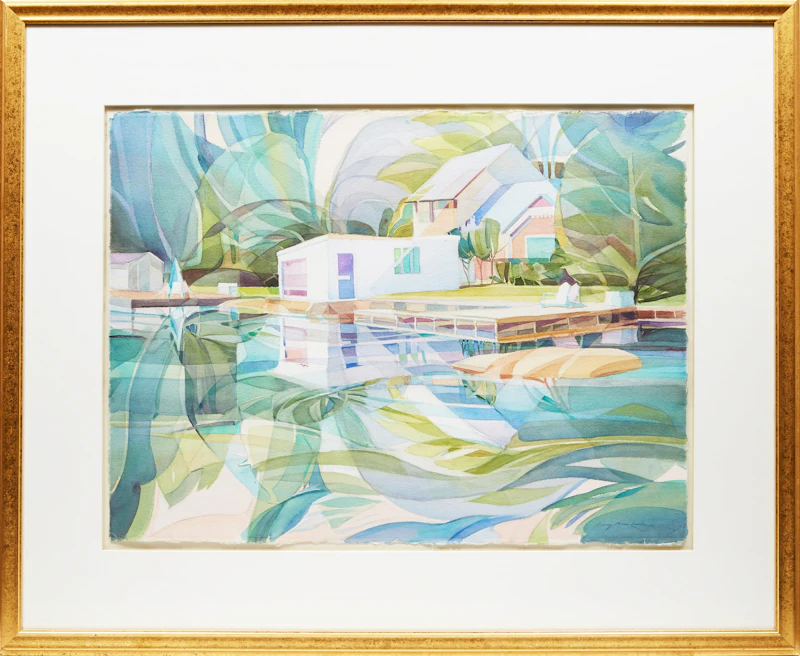 Mary Anne Ludlam, Summer Retreat, watercolour, 1999 - view 2