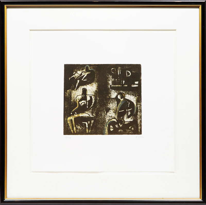 Henry Moore, Ideas from Metal Sculpture #4, lithograph, 1981 - view 2