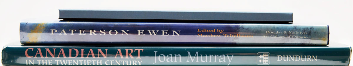Books and Reference, Canadian Art Reference Books, three books