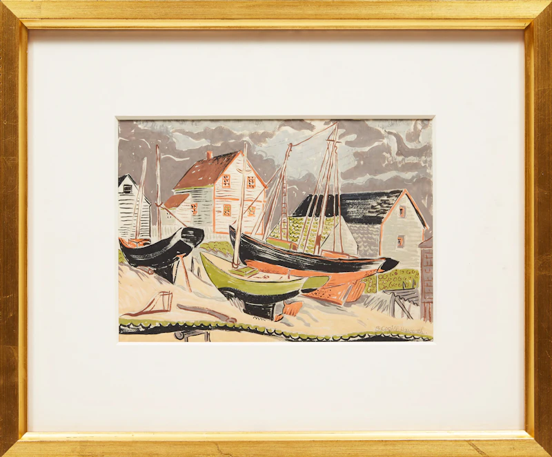 Bobs Cogill Haworth, Port au Persil , watercolour, circa 1943/44 - view 2