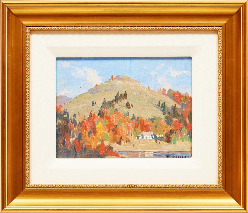 Eric Riordon, Sunny Autumn, Laurentians , oil on canvas - view 2