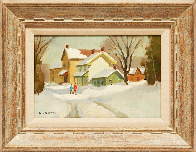 Thomas Keith Roberts, Eden Mills , oil on board - view 2