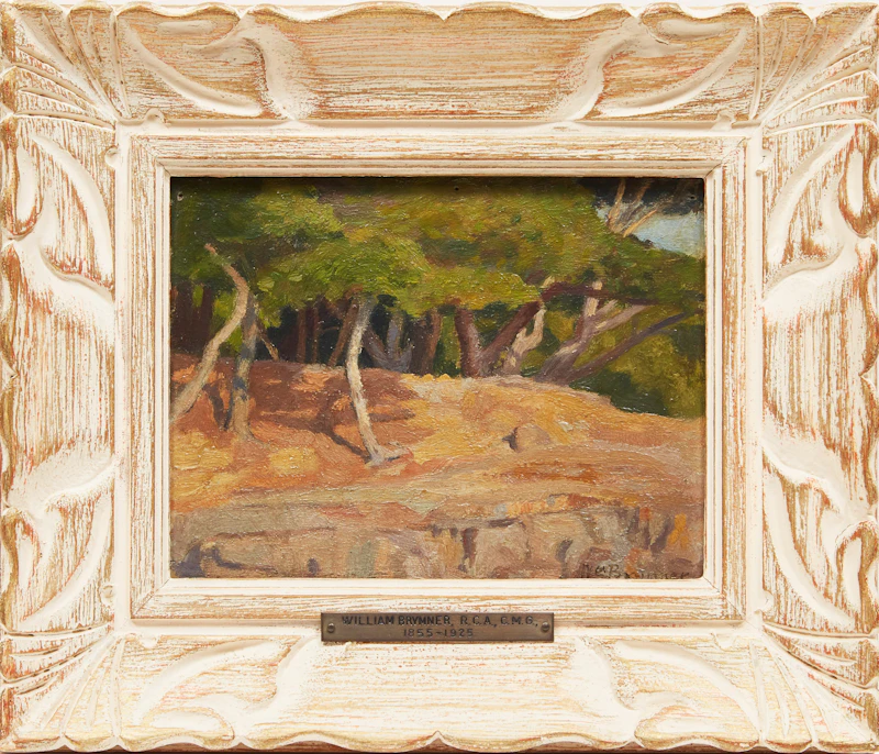 William Brymner, Landscape with Trees , oil on panel - view 2