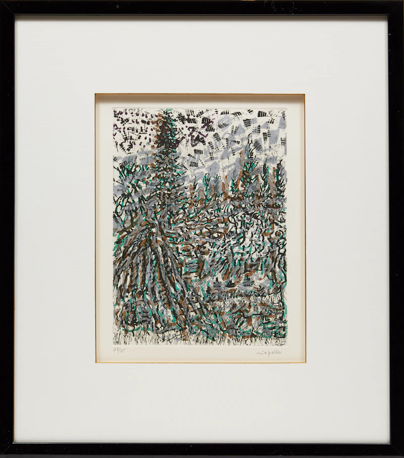 Jean Paul Riopelle, Anticosti no.1 (1985), colour etching, 1985 - view 2