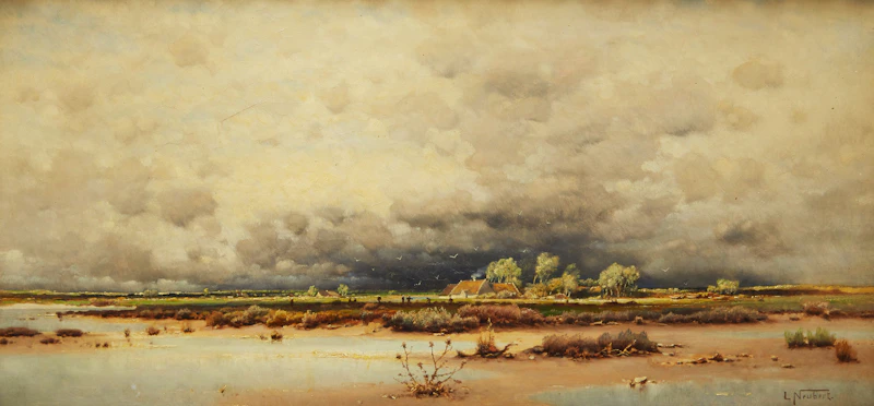 Louis Neubert, Homestead beneath Clouded Sky