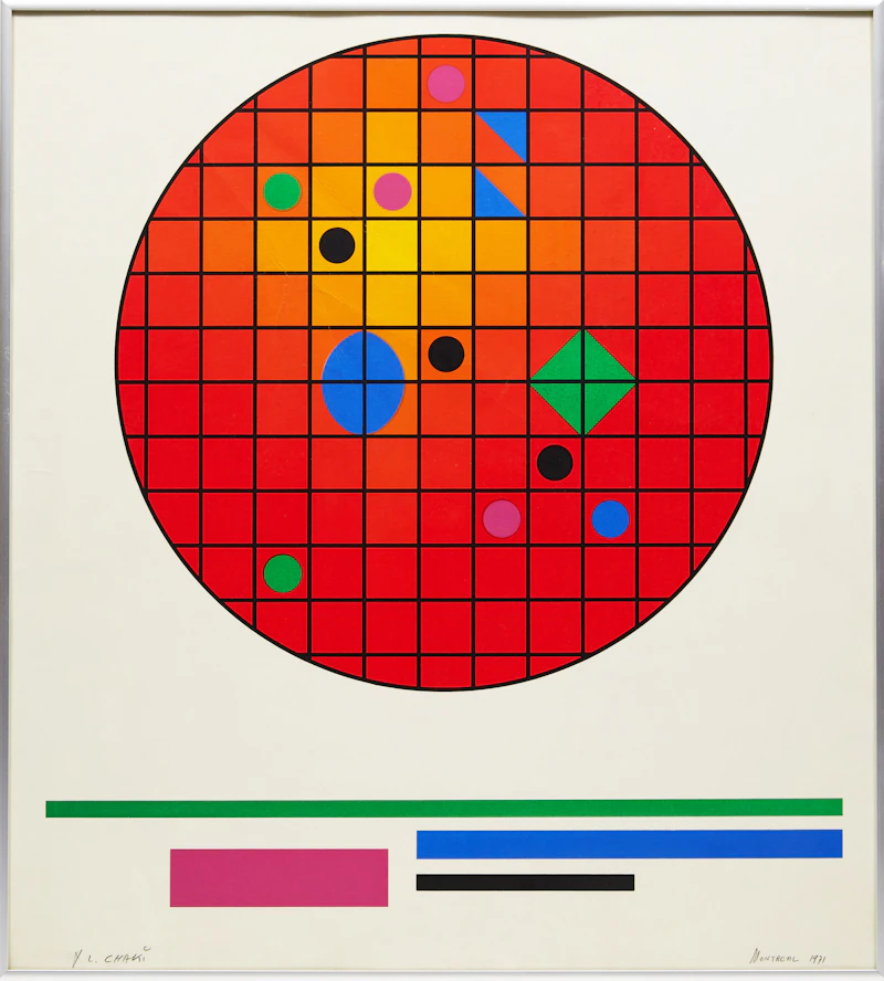 Yehouda Chaki, Untitled (Montreal 1971), silkscreen, 1971 - view 2