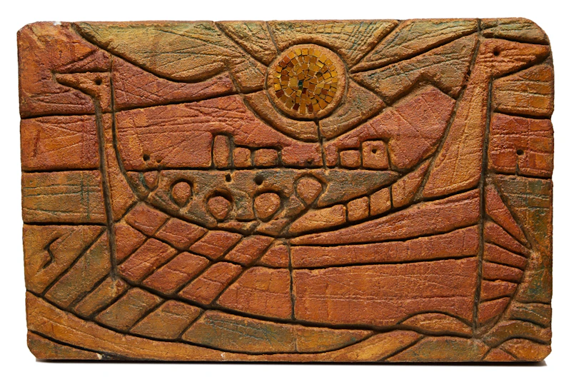 Herbert Siebner, Viking Ship, painted concrete, 1967 - view 1
