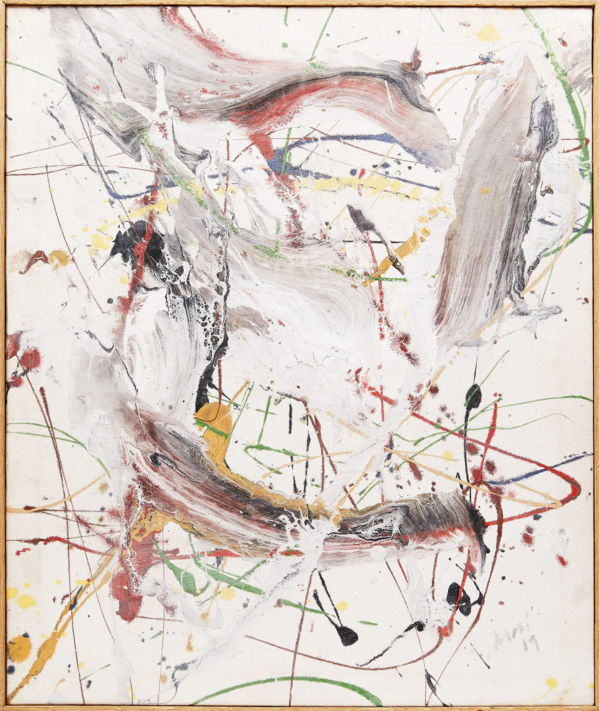 Ricardo Rumi, Zihua One, acrylic on canvas, 2019