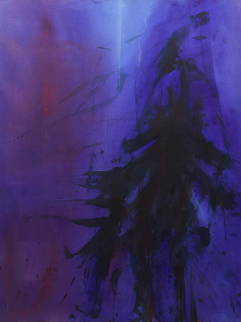Donald Jarvis, Nocturne, acrylic on canvas, 1992 - view 2