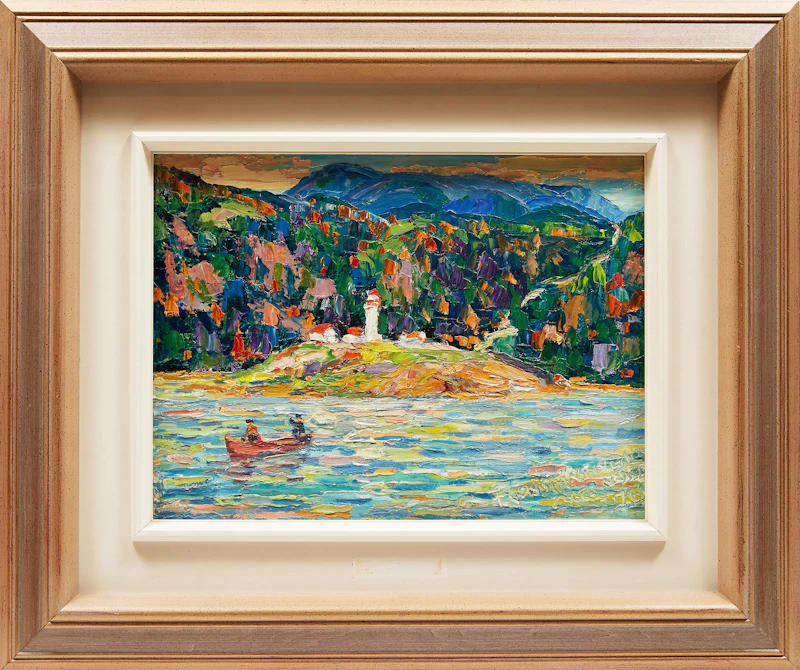 Fleurimond Constantineau, La Côte Nord, rive du St-Laurent, près des Escoumins 