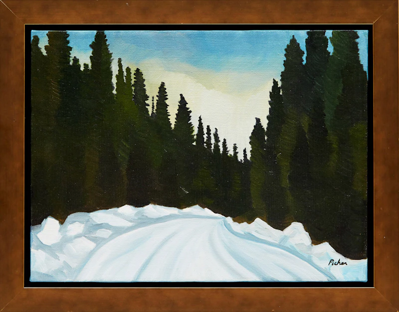 Claude Picher, Route d’épinettes, Gaspésie