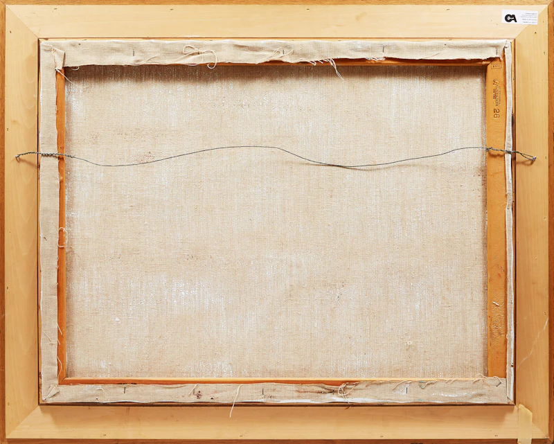 Herbert Franklin Palmer, Untitled (Farm Fields), oil on canvas - view 3