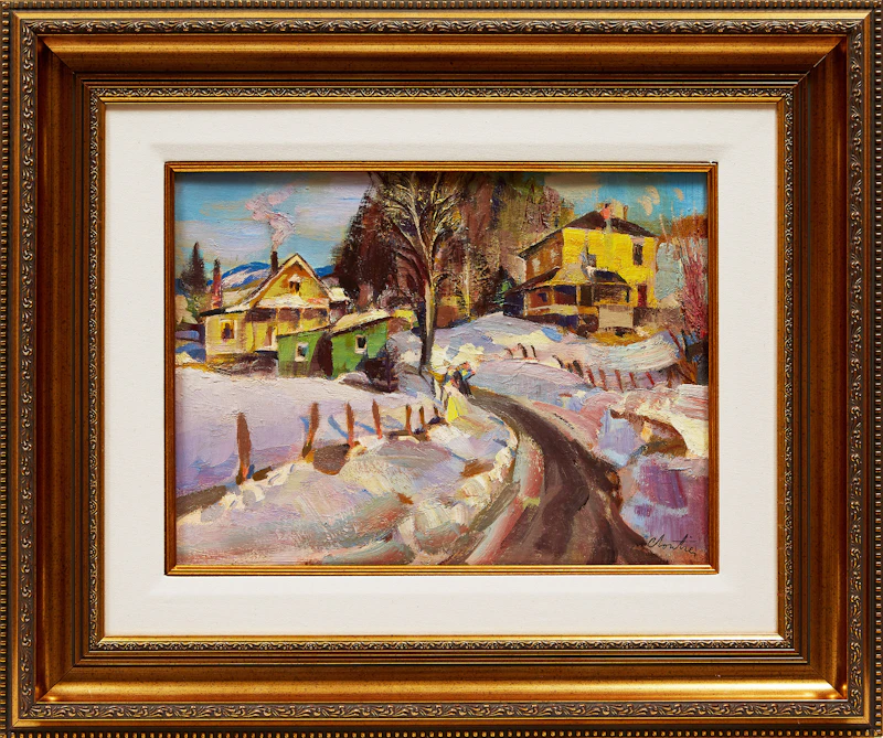Albert Edward Cloutier, St-Jovite (près lac ouimet), après midi en mars