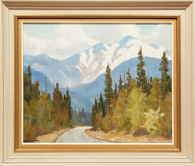 Thomas Keith Roberts, Road to Garibaldi, oil on board - view 1